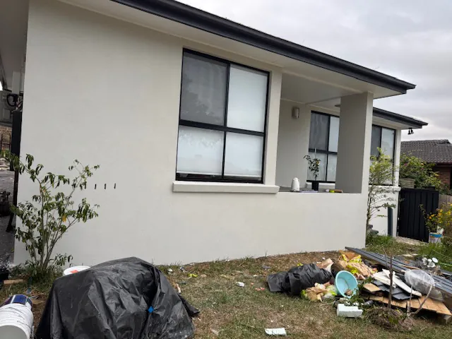 Professional renderers working on site Professional renderers working on site