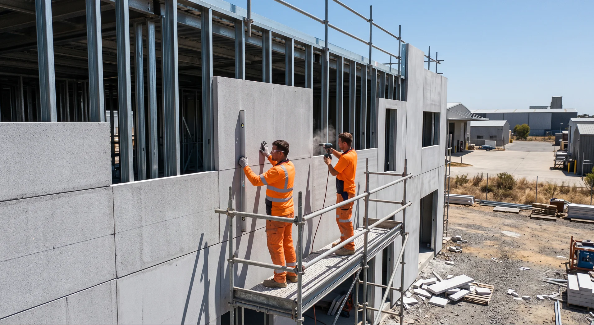 Hebel-Cladding-Installation-Commercial-Building-Berwick