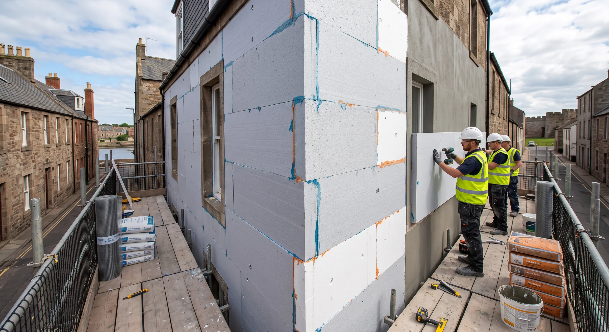 foam-board-installation-berwick-wall
